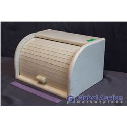 Bread Box With Roll Lid