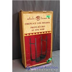NIB Fireplace Log Holder