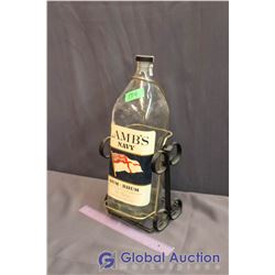 Large Bar Bottle on Stand
