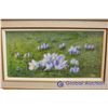 Image 4 : Framed G. Boyce Painting Prairie Crocuses