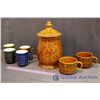 Image 2 : Lot Of Vintage Dishware (Cups and Cookie Jar)