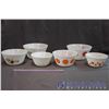 Image 1 : Lot Of (6) Milk Glass Kitchen Bowls
