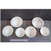 Image 2 : Lot Of (6) Milk Glass Kitchen Bowls