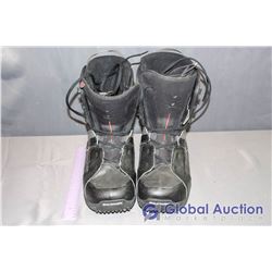 Salomon Black Snowboard Boots - Mondo 31.0, Size 13.5