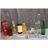 Image 1 : (9) Misc Glass Bottles and Spirit of Saskatchewan Whisky Grain Elevator