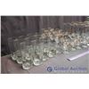Image 2 : Set of Canadian Olympic Glassware (45pcs)