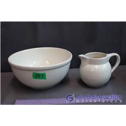 Medicine Hat Pottery Pitcher & Jug