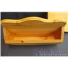 Image 3 : (2) Wooden Letter Holders & (2) Wooden Trays