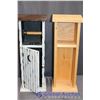 Image 1 : (2) Wooden Toilet Paper Caddies - 1 Hand Painted, 1 Unpainted