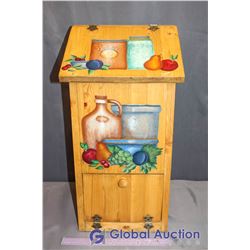 Hand Painted Wooden Potatoe/Onion Bin