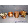 Image 1 : Lot of Copper Kitchenware (Canister, Fondue Pot, Colander, etc)
