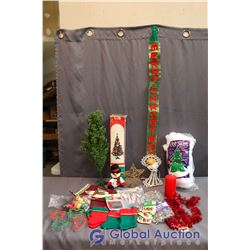 Large Lot of Various Christmas Items (Oven Mitts, Cookie Cutters, Decorations, etc)