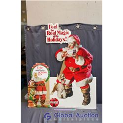 Lot Of Coca-Cola Chirstmas Advertisement (2 Pieces)