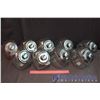 Image 1 : Lot Of Glass Candy Jars (9)
