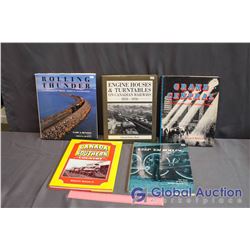 Lot Of Hardcover Train Books (5)
