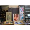 Image 1 : Lot Of Framed Artwork (5)