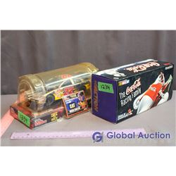Racing Champions Chrome Chase Car & Coca Cola Stock Car Die Cast Model