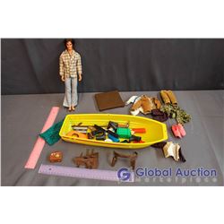 Lot of Ken Dolls and Mattel Accessories