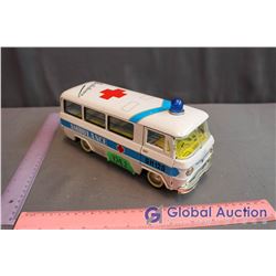 Vintage Tin Toy Friction Ambulance