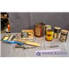 Image 1 : Lot of Hardware & Assorted Motor Oil Tins