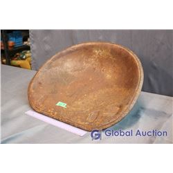 Vintage Metal Implement Seat