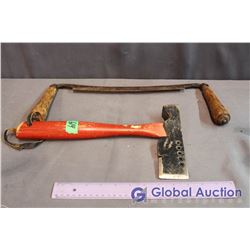 Carpenters Hatchet & Draw Knife