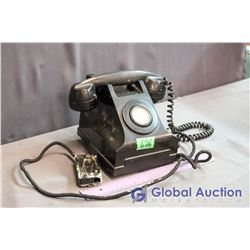 Vintage Telephone with Hand Crank