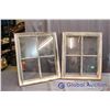 Image 1 : (2) Vintage Wooden Windows (24"x20")