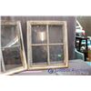 Image 3 : (2) Vintage Wooden Windows (24"x20")