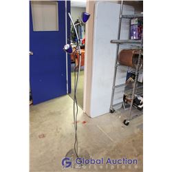 Chrome Halogen Floor Lamp
