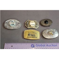 Lot of Assorted Western Belt Buckles