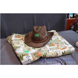 Western Design Blanket & Boot Hill Hat
