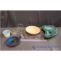 Lot of Assorted Glassware - Blue Mountain Pottery Ashtray