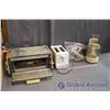 Image 1 : Vintage Toaster Oven, 2 Slice Toaster, Food Chopper