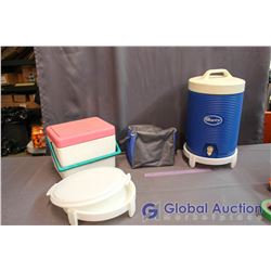 Vintage Hard Wall Cooler, Soft Sided Cooler, Gott Drink Cooler/Dispenser