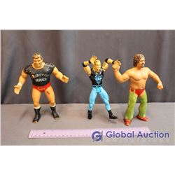 (3) Wrestling Action Figures