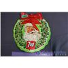 Image 1 : 7-Up DS Cardboard Santa Clause Sign