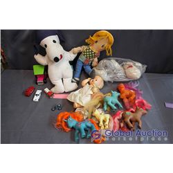Box of Misc Vintage Toys