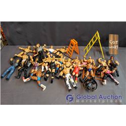 Lot of Wrestling Action Figures