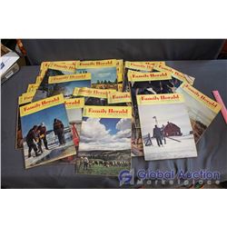 Lot of Vintage Family Herald Magazines