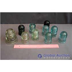 (10) Glass Insulators