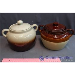 Pair of Clay Pots w/Lids