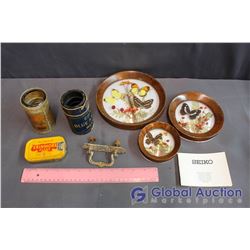 Vintage Misc (Butterflies, Tin, Cylinders)
