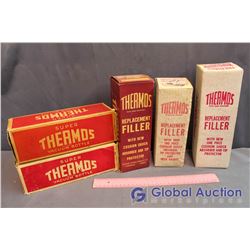 Lot of Thermos Replacement Bottles in Boxes