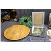 Image 2 : Wooden Lazy Susan, Assorted Mirrors & Mirrored Picture Frame