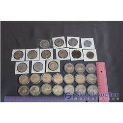 Collection Of Commemorative Saskatoon Centennial Dollars & Assorted Commemorative Coins