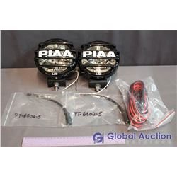 Unused PIAA 6" LP560 White LED Driving Light Kit - Wiring/Switch Included
