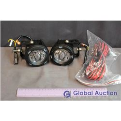 Unused Vision X 3" Round LED Light Kit - Wiring/Switch Included