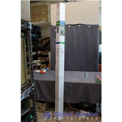 Genius Retractable Screen Door Sierra 100 Single Door - White, Fits 36.25"x 78.5"-80.5" New In Box