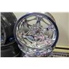 Image 2 : Jesse James Lawless 6 J100 Polished Chrome Rims - Bid Price is Per Rim, Times 3 Rims